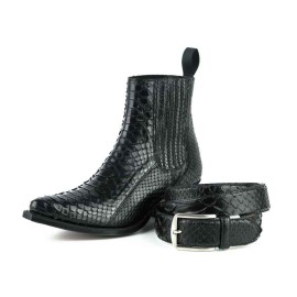 Mayura Marie 2496 Black Snakeskin