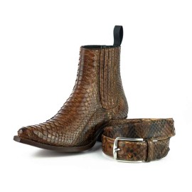 Mayura Marie 2496 Cognac Snakeskin