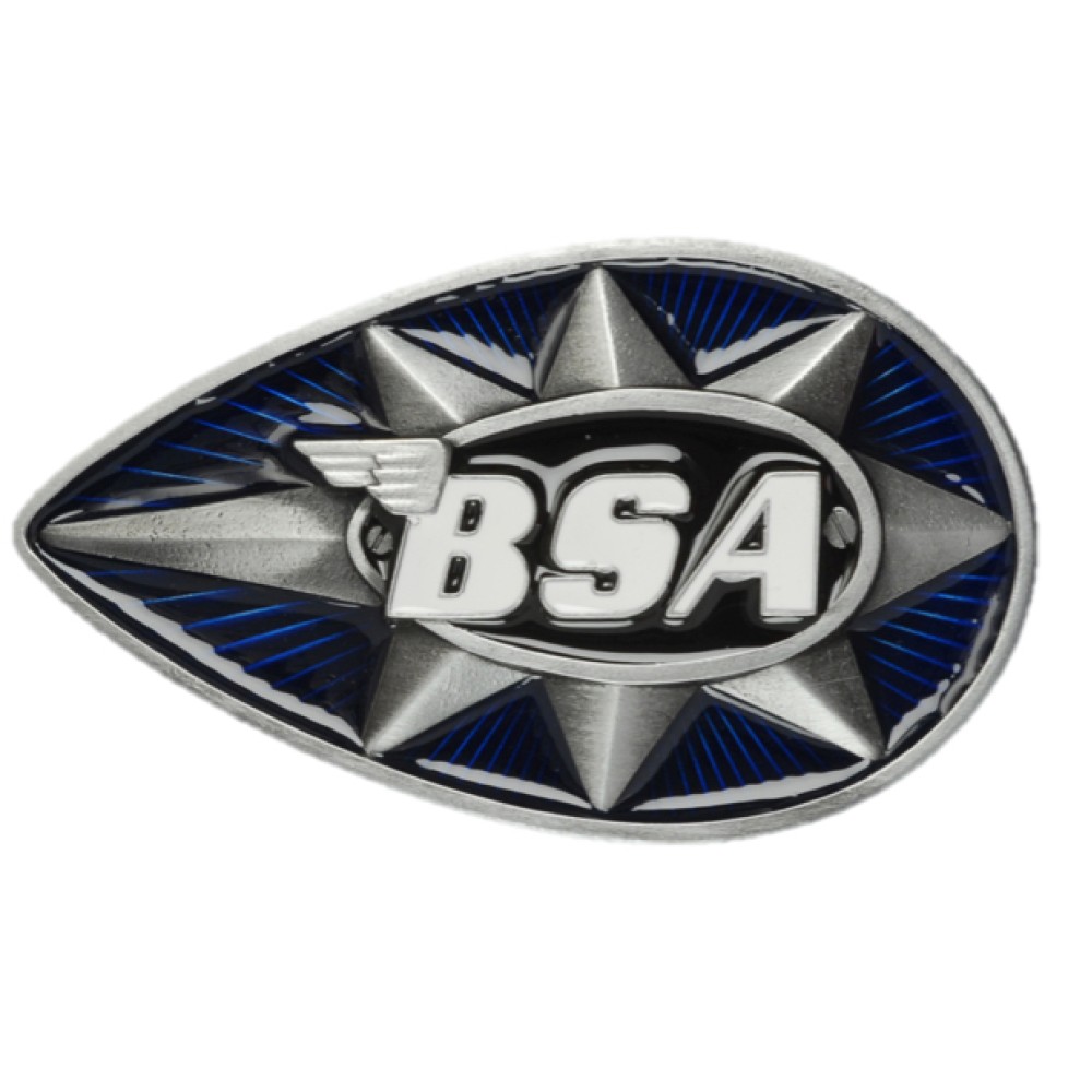Belt Buckle - BSA Teardrop Star Blue/Black