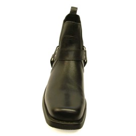 Woodland - Harley Men's Harness Cowboy Boot Black
