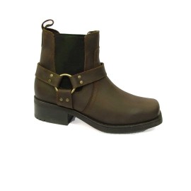 Woodland - Harley Men's Harness Cowboy Boot Brown