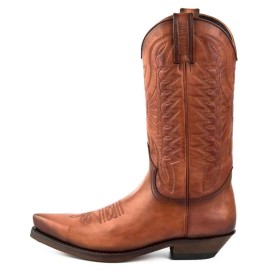 Mayura 1920 Western Biker Boot Cognac