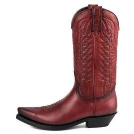 Mayura 1920 Western Biker Boot Vintage Red