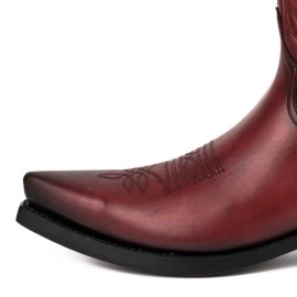 Mayura 1920 Western Biker Boot Vintage Red