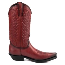 Mayura 1920 Western Biker Boot Vintage Red