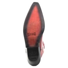 Mayura 1920 Western Biker Boot Vintage Red