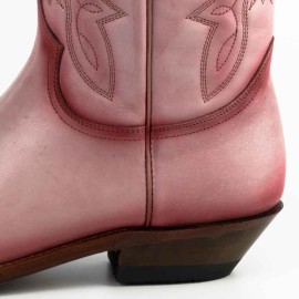 Mayura 1920 Western Biker Boot Rosa
