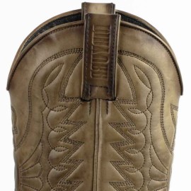 Mayura 1920 Western Biker Boot Taupe