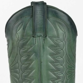 Mayura 1920 Western Biker Boot Green