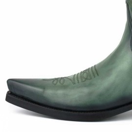 Mayura 1920 Western Biker Boot Green
