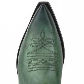 Mayura 1920 Western Biker Boot Green
