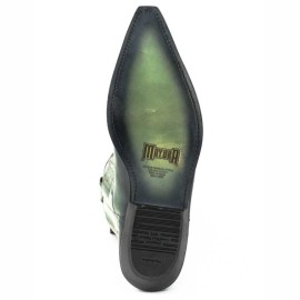 Mayura 1920 Western Biker Boot Green