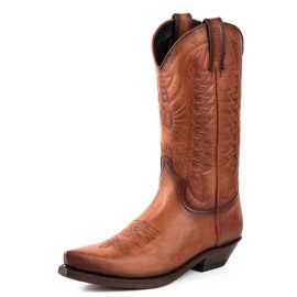 Mayura 1920 Western Biker Boot Cognac