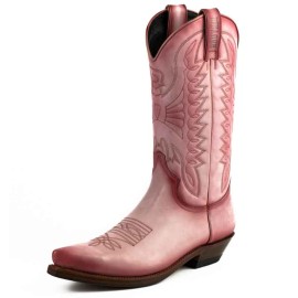 Mayura 1920 Western Biker Boot Rosa
