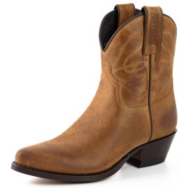 Mayura 2374 Serrapim Whisky Ladies Cowboy Ankle Boots