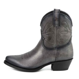 Mayura 2374 Gris Ladies Cowboy Ankle Boots