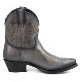 Mayura 2374 Gris Ladies Cowboy Ankle Boots