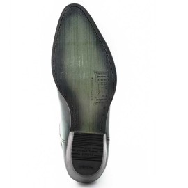 Mayura 2374 Green Vintage Ladies Cowboy Ankle Boots