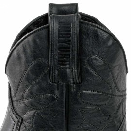 Mayura 2374 Negro Ladies Cowboy Ankle Boots