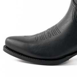 Mayura 2374 Negro Ladies Cowboy Ankle Boots