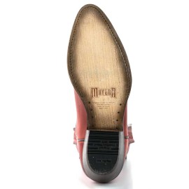 Mayura 2374 Red Ladies Cowboy Ankle Boots