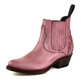 Mayura 2487 Marilyn Rosa Ladies Cowboy Ankle Boots