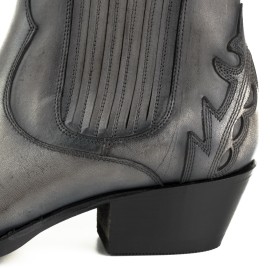 Mayura 2487 Marilyn Gris Ladies Cowboy Ankle Boots
