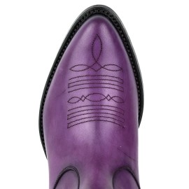 Mayura 2487 Marilyn Purple Ladies Cowboy Ankle Boots