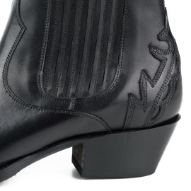 Mayura 2487 Marilyn Negro Ladies Cowboy Ankle Boots