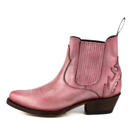 Mayura 2487 Marilyn Rosa Ladies Cowboy Ankle Boots