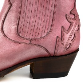Mayura 2487 Marilyn Rosa Ladies Cowboy Ankle Boots