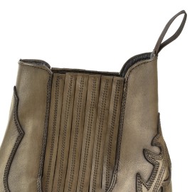 Mayura 2487 Marilyn Taupe Ladies Cowboy Ankle Boots