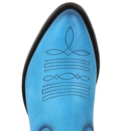 Mayura 2487 Marilyn Turquoise Ladies Cowboy Ankle Boots