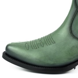 Mayura 2487 Marilyn Green Ladies Cowboy Ankle Boots
