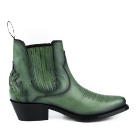 Mayura 2487 Marilyn Green Ladies Cowboy Ankle Boots