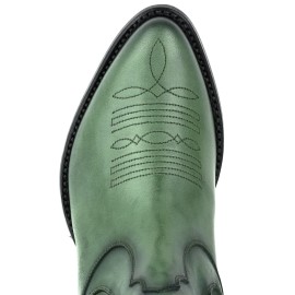 Mayura 2487 Marilyn Green Ladies Cowboy Ankle Boots