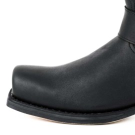 Mayura 001 Cowboy Biker Boot Black