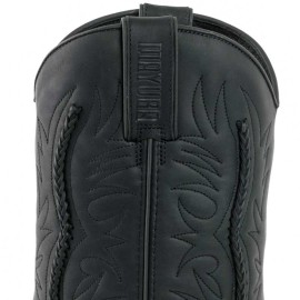 Mayura 007 Cowboy Biker Boot Black