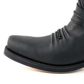 Mayura 007 Cowboy Biker Boot Black