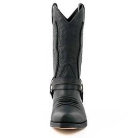 Mayura 007 Cowboy Biker Boot Black