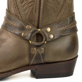 Mayura 007 Cowboy Biker Boot Brown