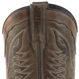 Mayura 017 Cowboy Boot Taupe Ecotan