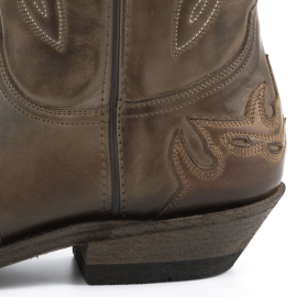 Mayura 017 Cowboy Boot Taupe Ecotan