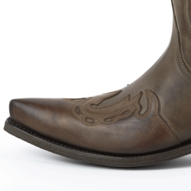 Mayura 017 Cowboy Boot Taupe Ecotan