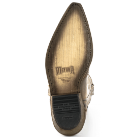 Mayura 017 Cowboy Boot Taupe Ecotan