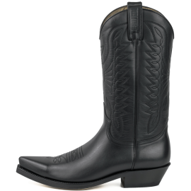 Mayura 1920-C Western Biker Boot Box Black