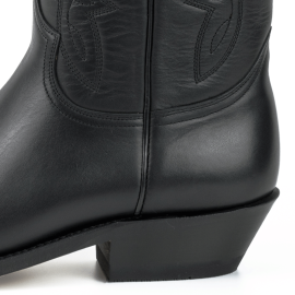 Mayura 1920-C Western Biker Boot Box Black