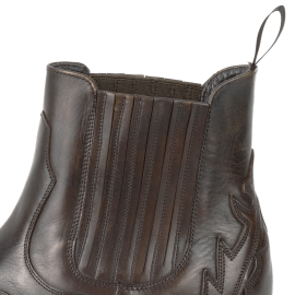 Mayura 021 Western Ankle Boot 2-Tone Brown Old Manchado