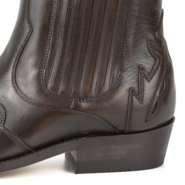 Mayura 021 Western Ankle Boot 2-Tone Brown Old Manchado