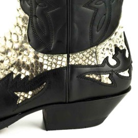 Mayura 1935 Black / White Genuine Snakeskin